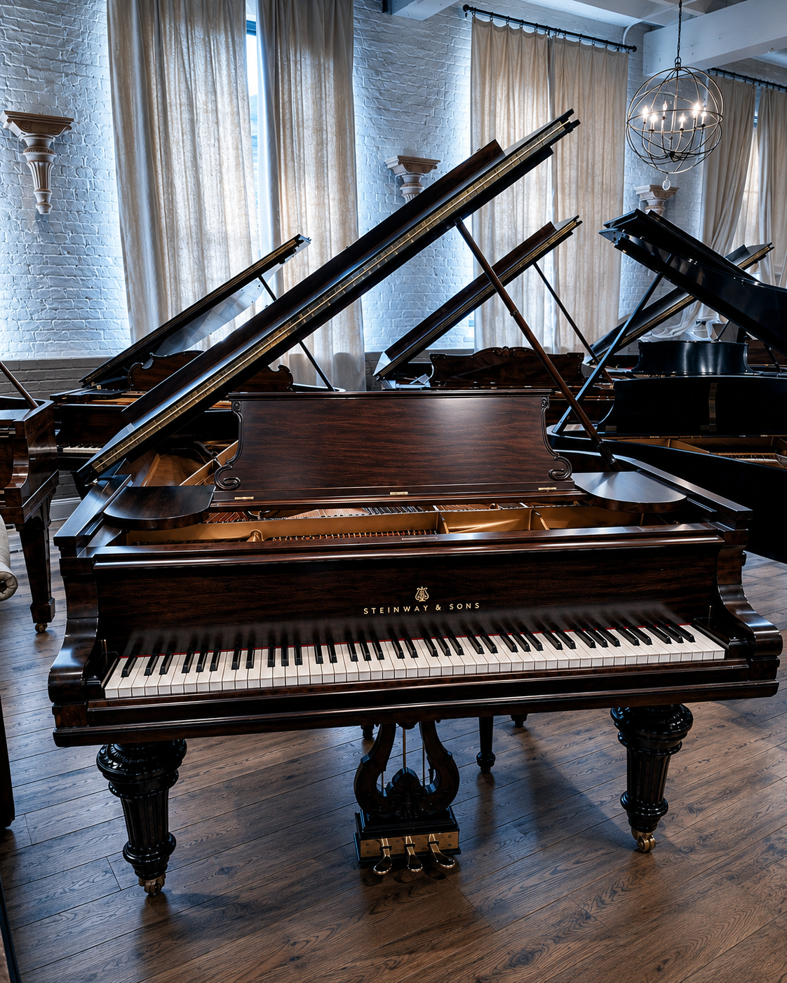 Cantabile Piano Arts showroom interior